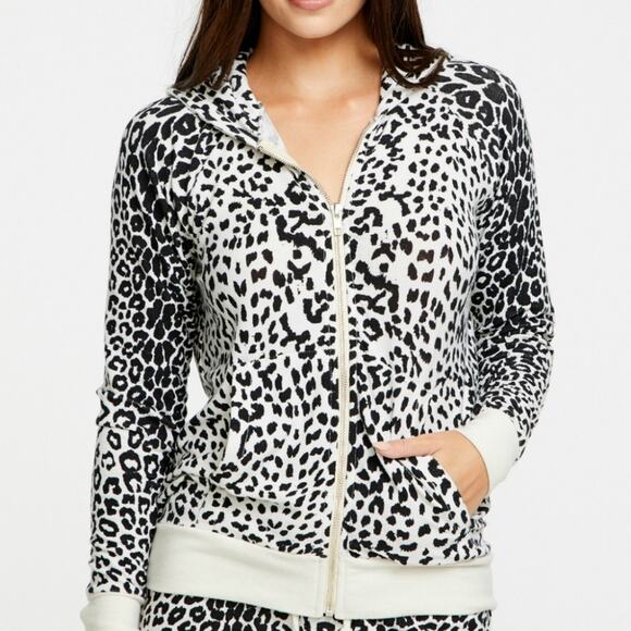 Chaser Animal Print Full Zip Hoodie - Picture 1 of 7